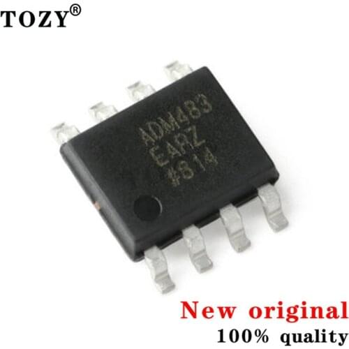 5/10pcs / lot new original Adm483earz-rel soic-8 ESD half duplex RS-485 / RS-422 transceiver