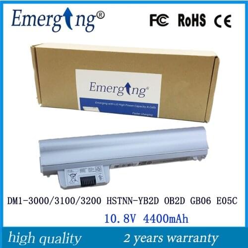 10.8V 4400mah New Laptop Battery for HP Pavilion DM1-3000 3002au 3010 GB06 HSTNN-OB2D DM1-3000 DM1-3100er HSTNN-YB2D GB06 E05C