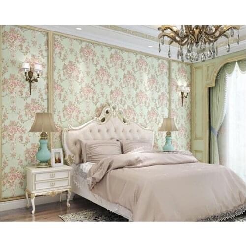 Beibehang Bedroom fine pressure wall paper pastoral thick imported 3D living room nonwoven papel de parede 3d wallpaper tapety