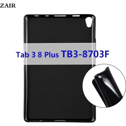 Case For Lenovo Tab 3 8 Plus 8.0'' TB3-8703F TB3-8703N 8703X Bendable Soft Silicone TPU Protective Shell Shockproof Tablet Cover
