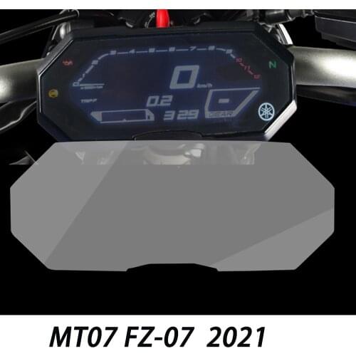 For YAMAHA MT-07 MT07 FZ-07 FZ07 MT FZ 07 2021 - Motorcycle Scratch Cluster Screen Dashboard Protection Instrument Film