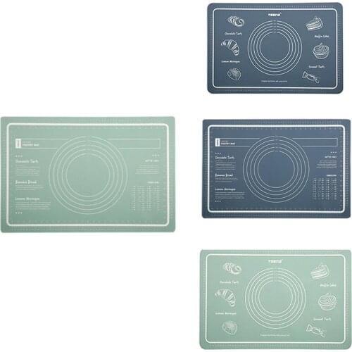 Food Grade Silicone Kneading Large Dough Pad Kitchen Non-Slip Bread Flour Pad Baking Tools Pastry Mat