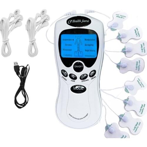 Electric Body TENS Muscle Neck Massager Back Foot Knee Meridian Therapy Massage Machine Electronic Slimming Relax Pad Stimulator