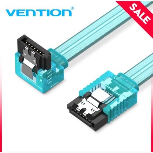 Vention Sata 3.0 7pin Data Cable Super Speed SSD HDD Sata III Right Angle Hard Disk Drive for ASUS Gigabyte MSI Motherboard