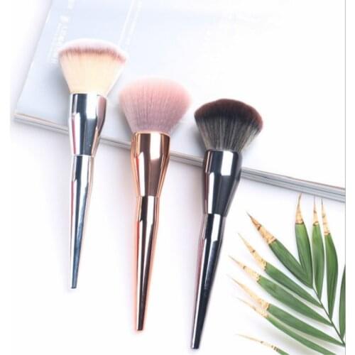 KH 1Pc Big Makeup Brush Professional Fiber Hair Face Contour Blush Foundation Powder Makeup Brush Cosmetic Tool
