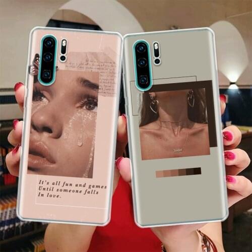 Fashion Lock Screen Aesthetic Art Silicon Phone Case For Huawei Honor 10 9 20 Lite Y5 Y6 Y7 Y9 9X 8X 8S 8A 7X 7A 7S Pro + 10i20i
