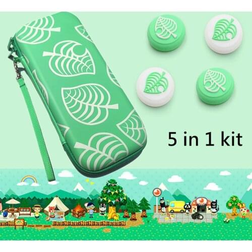5 in 1 game accessory set Cute Portable Pouch Cover For Nintendo Switch case Travel Carrying Bag for nintend switch lite Cases