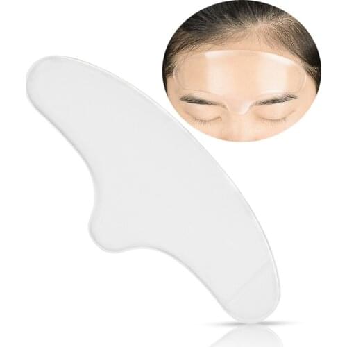 1PC Anti Wrinkle Face Pad Reusable Medical Grade Silicone Anti-aging Face Lifting Forehead Patches Skin Care Tool TSLM2