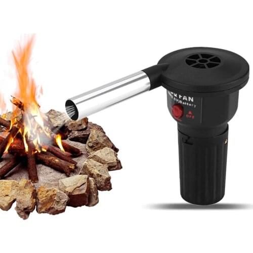 BBQ Fan USB Portable Barbeque Air Blower Outdoor Barbecue Fire Bellow Camping Hiking Picnic Without Battery 5V Kitchen BBQ Tools
