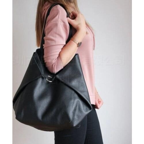Casual Large Capacity Womens Shoulder Bag Simple Big Soft Tote Women Handbags Designer Composited Shopper Bags Purse 2021 New