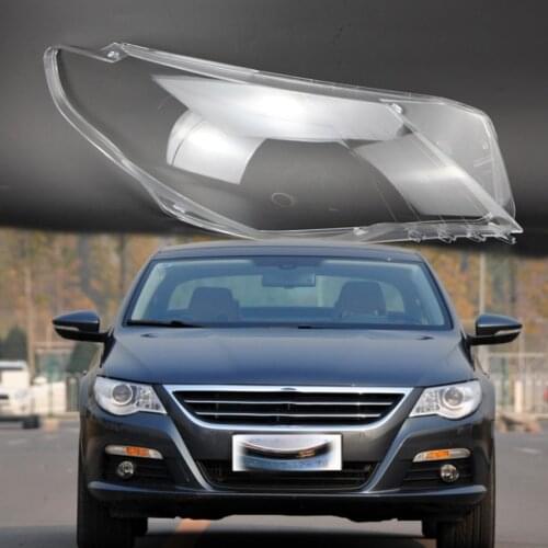 For vw Passat CC 2009-2015 lens Transparent lampshade Headlight cover transparent plastic Lamp protection cover Glass cover 2pcs