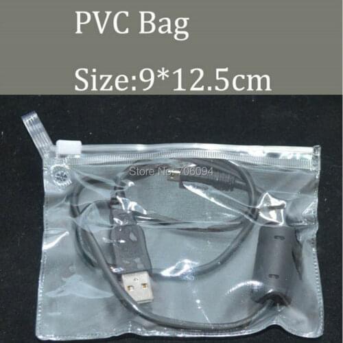 Size:9*12.5cm,200pcs/lot,PVC Zipper plastic bags,data wire/earphone/Cellphone accessories/gifts plastic package Bag