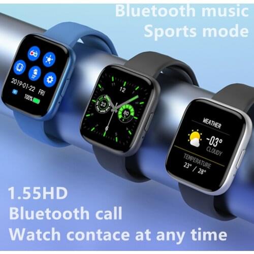 T99 Smart Watch Sport IPX5 Waterproof Blood Pressure Smart Watchs Bluetooth Call Full Fitness Tracker For Women Men