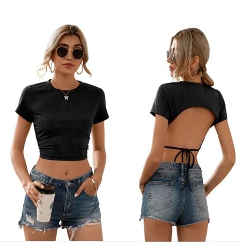 WOOOLAN.Y Women's Knitted T-shirts