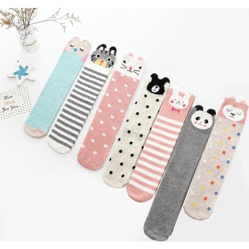 Children Stockings Knee High Animal Style 3 d Cartoon Baby Girls Stockings Socks High knee-high Socks