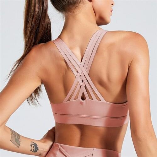 Women Sports Bra Naked Feel Racerback Tank Top High Impact Workout Bra Women Fitness Bra Yoga Bra