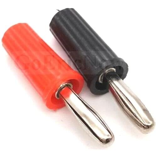 1Set Banana Socket terminal 4mm Banana Plug Audio amplifier audio cable plug