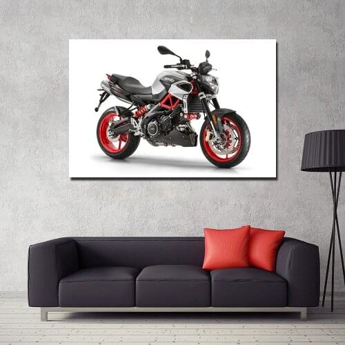 1 Piece Canvas Painting Aprilia Shiver 900 Super Bike HD Posters and Prints Wall Pictures for Living Room