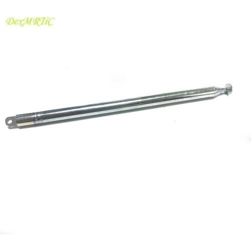 1PC Telescopic Antenna 1200mm FM Radio Telecontrol Alarm Antenna 10 Sections Stainless Steel Aerial