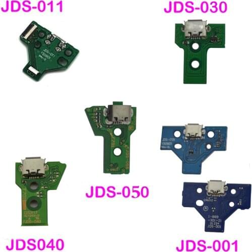 100 pcs USB Charging Port Socket Charger Board Replacement Repair Parts For PS4 Controller JDS-050 5.0 011 001 030 040