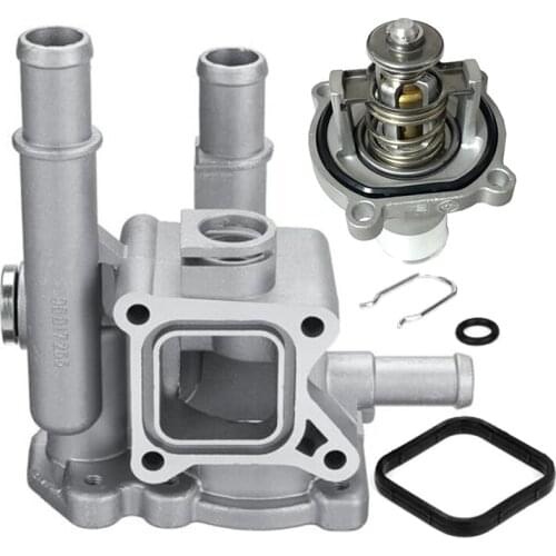 251919928 Aluminum Engine Cooling Thermostat Housing Cover Assembly for Opel Astra Zafira Signum Vectra for Chevrolet Aveo Cruze