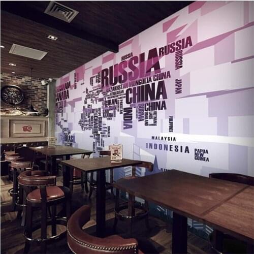 Beibehang Custom 3d wall paper three-dimensional world map wallpaper sofa living room bedroom tv backdrop wall home decor