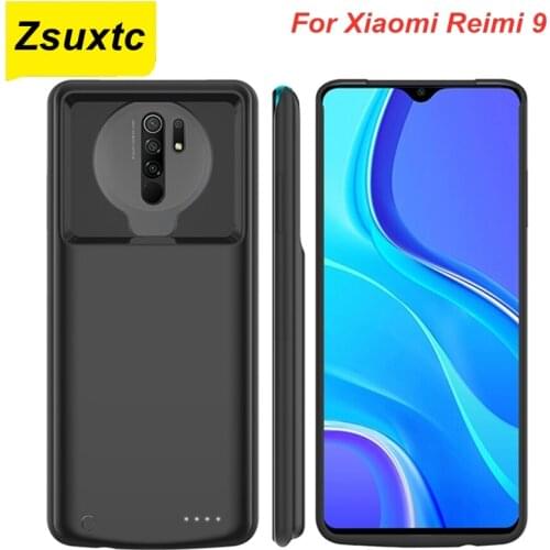 Araceli For Xiaomi Redmi 9 Battery Case 6800 Mah Phone Battery Charger Case Power Bank For Xiaomi Redmi 9 Battery Case