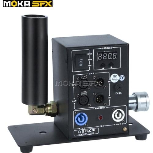 Digital dmx co2 jet machine spray 8-10m co2 cannon CO2 stage effect co2 launcher for dj concert with 3 /5 pin