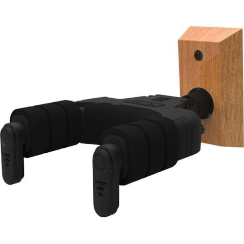 Guitar Display 45 Degree Rotation Automatically Lock Black Portable Guitar Hanger Hook Holder for Ukulele