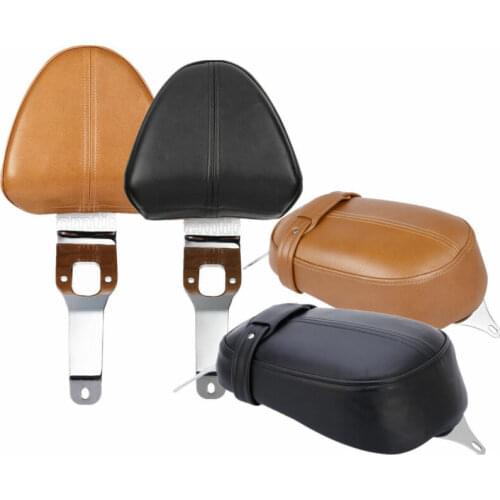 Motorcycle Driver Backrest Support Leather W/Pad For Indian Scout 2015-2020 Sixty 2016-2020