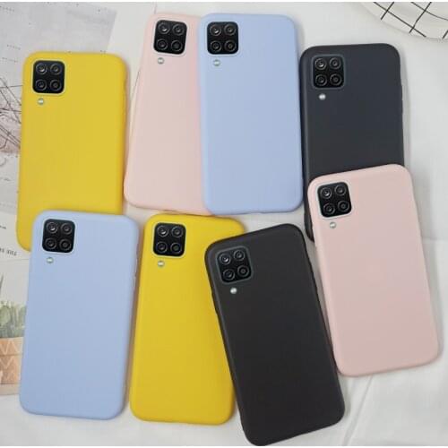 Matt Pink Case For Samsung Galaxy A12 A32 A52 A72 4G 5G M31 S M31S M21 M30S A51 A71 A70 A50 A40 A21S A20E Cover Silicon Slim TPU