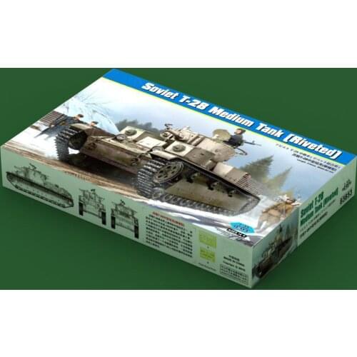Hobbyboss 1/35 83853 Soviet T-28 Medium Tank (Riveted) Model Kit