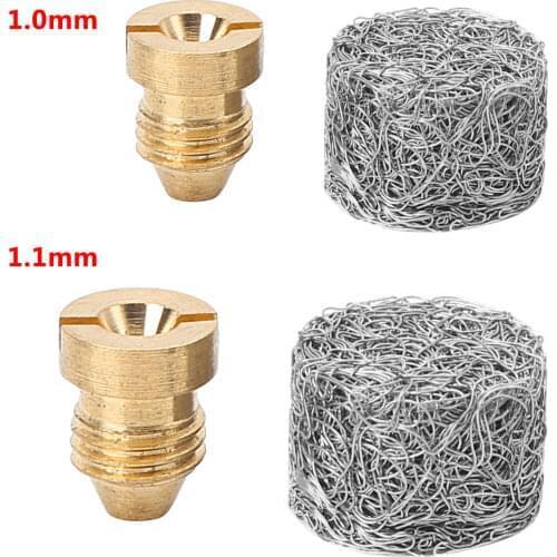 1.0mm/1.1 mm Thread Snow Foam Cannon Orifice Nozzle Tips Universal Foam Maker Orifice Nozzle Tips for Snow Foam Lance