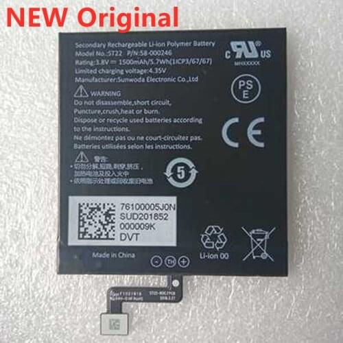 New Original Battery 3.8V 1500mAh 5.7Wh ST22 58-000271 Rechargeable Li-ion battery for Kindle Paperwhite 4 2018 Batteries