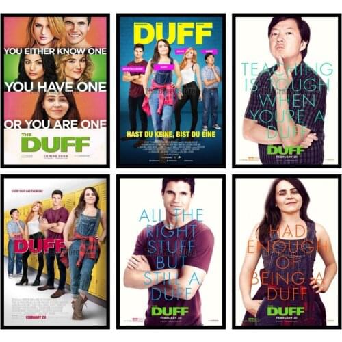The DUFF Movie Home Decorative Painting White Kraft Paper Poster 42X30cm