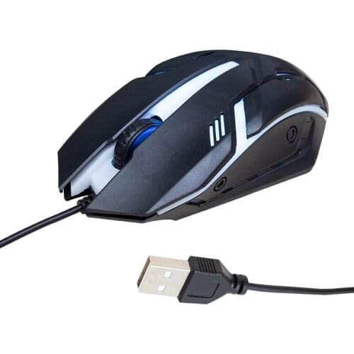 GREENTECH GM-001 4 COLOR WIRED GAMING PLAYER MOUSE * HELLO HL-5774