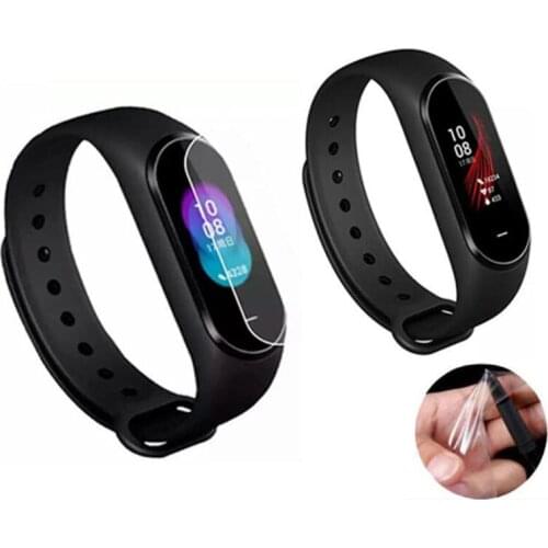3pieces Clear Protective Film Guard For Xiaomi Xiaomi Hey+ NFC band Hey Plus Smartband Bracelet Display Screen Protector Cover