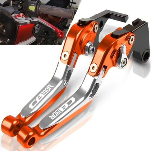 Motorcycle Adjustable Brake Clutch Lever Handle Brakes Handlebars Accessories For Honda CB190r CB 190R 2015-2018 2016 2017 2019