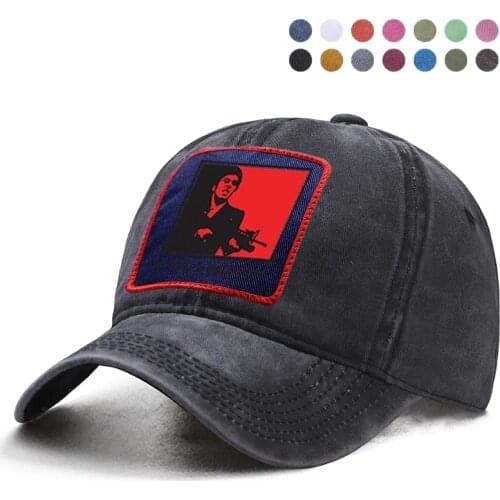 Retro Classic Scarface Movie Say Hello To My Lil-Friend Baseball Cap Dad Trucker Hat Woman Berets Ponytail Caps Snapback Hats