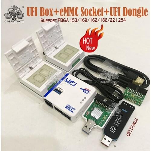UFI DONGLE + UFi Box powerful EMMC Service Tool Read EMMC user data, repair, resize, format, erase, write update firmware EMMC