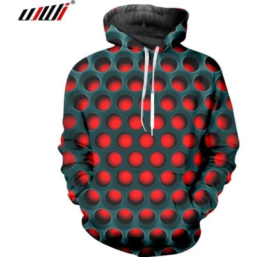 UJWI 2019 New Hooded Streetwear 3D Hoodie Printing Red Black Mesh Funny XL 6XL Mens Clothes Winter Long Sleeves