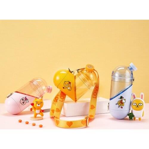 Outdoor Portable Water Cup Multifunctional Storage Cup Fitness Sports Water Bottle Travel Tea Cup Gift Diagonal Strap