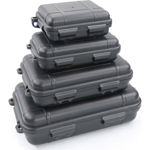 Outdoor First Aid Tools Storage Box Shock Pressure-proof EDC Survival Kits Box Sealed Waterproof Plastic Survival Tool Case