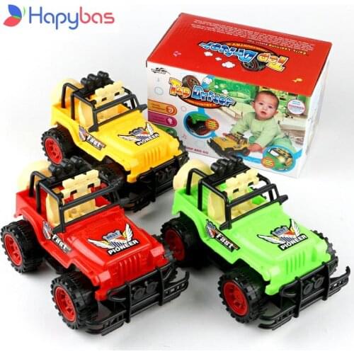 3Colors Omni-directional wheel Diecast Jeep Model Convertible JEEP SUV Car Toys With Light&Sound Collection Gift For Kids