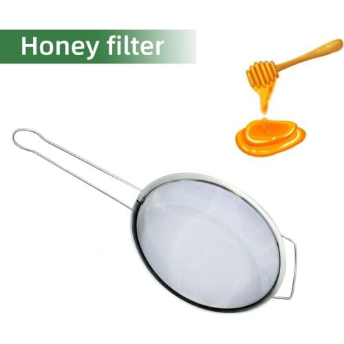 1Pc Reusable Bee Honey Filter Stainless Steel Honey Strainer Screen Mesh Filter For Beekeeper Beekeeping Tools