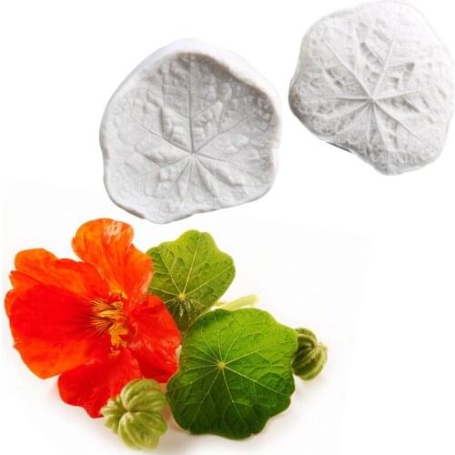 1PC Flower Shape Silicone Mold Sugar Flower Lotus Leaf Fondant Cake Decoration Mould Chocolate Candy Decorating Baking Tools