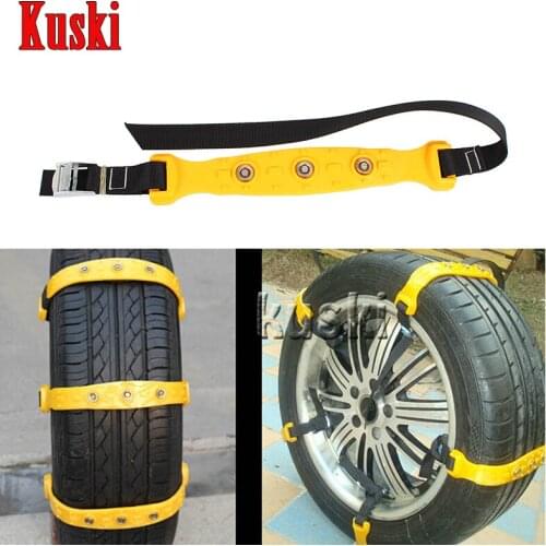 10X Car Wheel Snow Chains For Honda Civic 2006-2011 Accord Fit CRV HRV City Jazz For Volvo XC90 XC60 S90 S60 V70 S40 V40 V70 V60