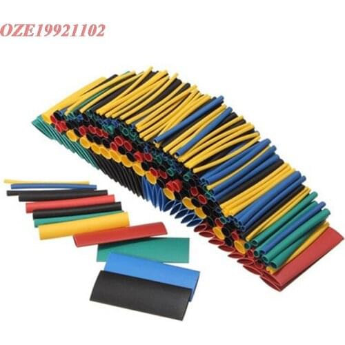 127pcs/Set 164pcs/Set 328pcs/Set 530pcs/Set Polyolefin Shrinking Assorted Heat Shrink Tube Wire Cable Insulated Sleeving Tubing