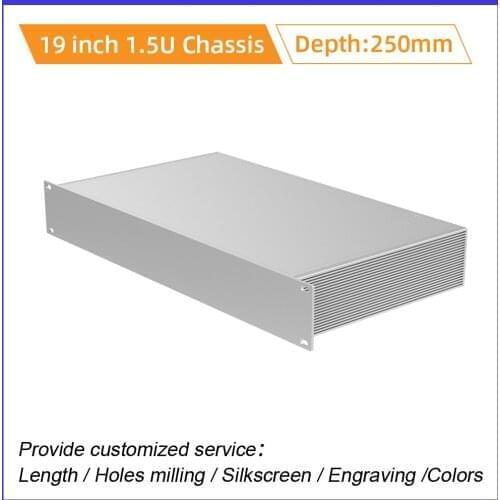 19inch Server Chassis Manufacture Extruded Aluminium Electrical Project Box with Touch Screen