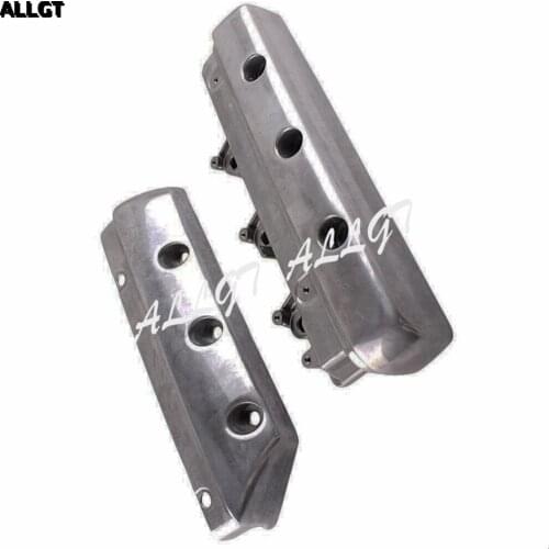 2PCS Left Stator Cover Crankcase Protector fit for Honda GL1800 Goldwing 2001-2012 2013 Silver